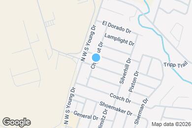 Map image of the property - 2101 Carousel Dr