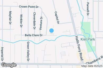 Map image of the property - 2033 Bella Clare Dr