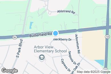 Map image of the property - 22W362 Hackberry Dr