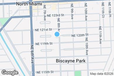 Map image of the property - 11932 NE 8th Ave