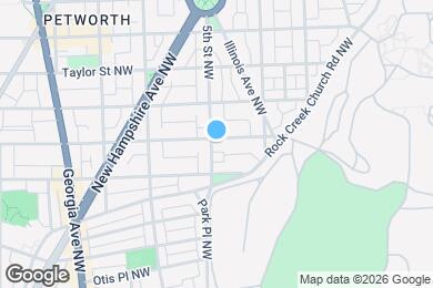 Map image of the property - 456 Randolph St NW