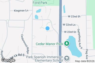 Map image of the property - 9720 Cimarron Cir
