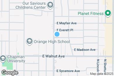 Map image of the property - 916 E Rose Ave