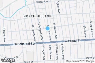 Map image of the property - 67 N Harris Ave