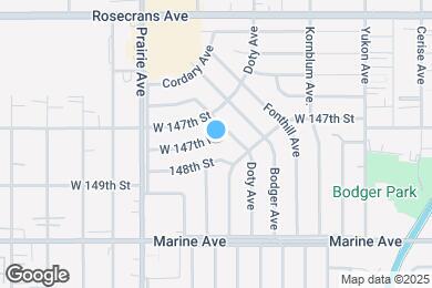 Map image of the property - 3834 W 147th Pl