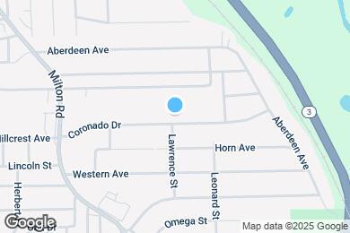 Map image of the property - 3700 Coronado Dr