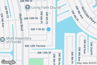 Map image of the property - 1107 SW 6th Ct