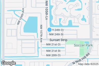 Map image of the property - 10551 NW 24th St