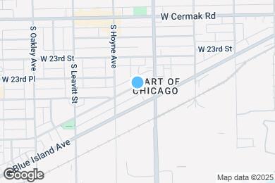 Map image of the property - 2031 W Coulter St
