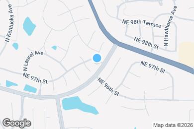 Map image of the property - 9604 N Denton Ave