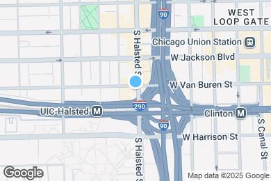 Map image of the property - 809 W Van Buren St