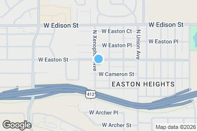 Map image of the property - 321 N Xenophon Ave