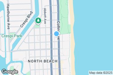 Map image of the property - 7824 Collins Ave