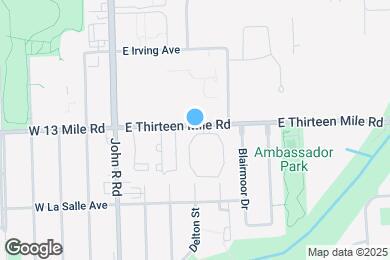 Map image of the property - 270 E 13 Mile Rd