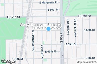 Map image of the property - 6800 S Harper Ave