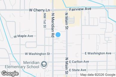 Map image of the property - 1328 N Meridian Rd