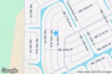 Map image of the property - 4028 NE 10th Pl
