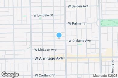 Map image of the property - 3420 W Dickens Ave