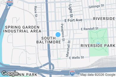 Map image of the property - 1631 S Charles St