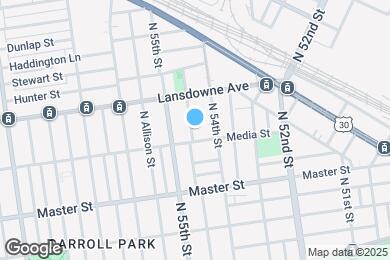 Map image of the property - 1505 N Conestoga St