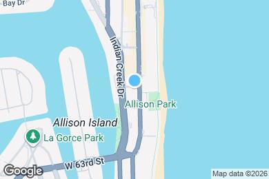 Map image of the property - 6498 Collins Ave
