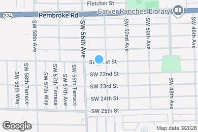 Map image of the property - 5430 SW 21st St