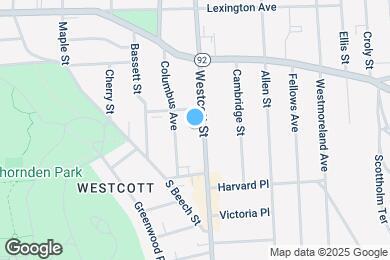 Map image of the property - 420 Westcott St