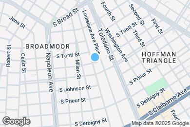 Map image of the property - 3535 Delachaise St