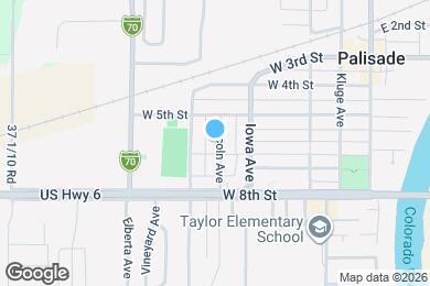 Map image of the property - 542 Lincoln Ave