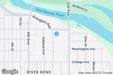 Map image of the property - 1805 Arlington Ave