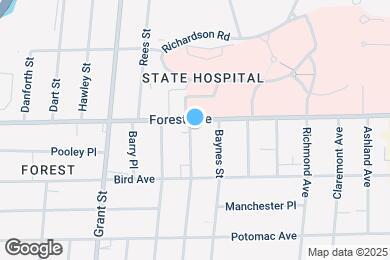 Map image of the property - 431 Hoyt St