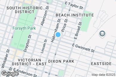Map image of the property - 414 E Gwinnett St