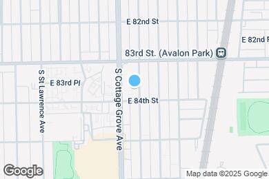 Map image of the property - 8346-8348 S Maryland Ave