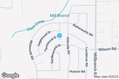 Map image of the property - 4888 Farmwood Dr