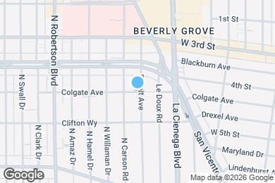 Map image of the property - 8563 Colgate Ave