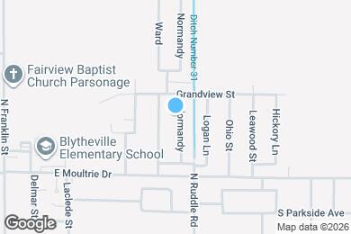 Map image of the property - 1125 Normandy Ln