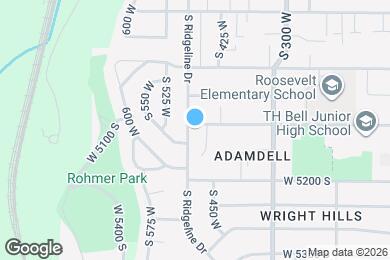 Map image of the property - 493 W 5100 S