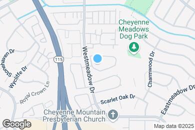 Map image of the property - Meadows At Cheyenne Mountain