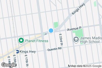 Map image of the property - 2112 Avenue P