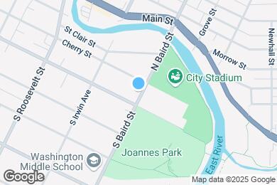 Map image of the property - 119 N Baird St