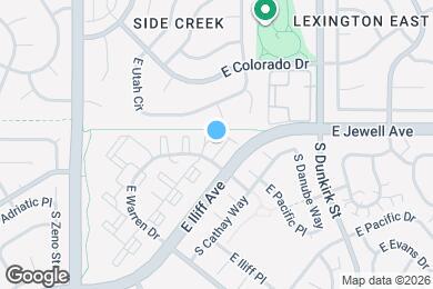 Map image of the property - 19019 E Warren Dr