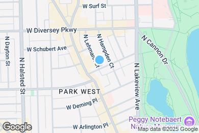 Map image of the property - 518 W Wrightwood Ave
