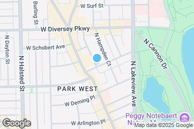 Map image of the property - 625 W Wrightwood Ave