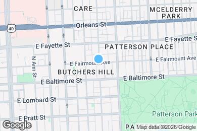 Map image of the property - 2127 E Fairmount Ave