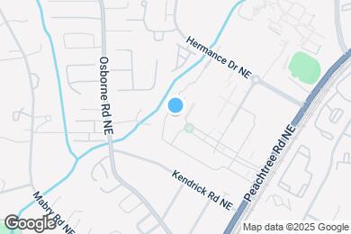 Map image of the property - 1105 Town Brookhaven Apartments