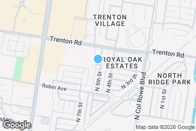 Map image of the property - 7105 N 5th St