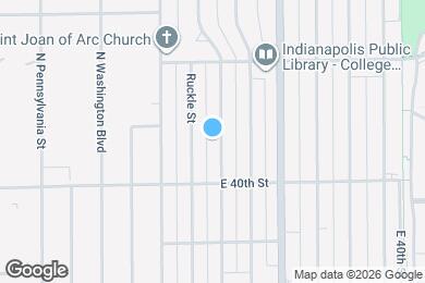 Map image of the property - 4052 N Park Ave