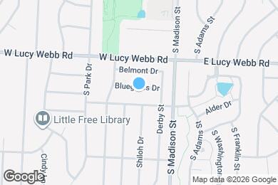 Map image of the property - 411 Bluegrass Dr