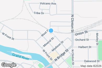 Map image of the property - 319 W Washington St