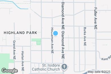 Map image of the property - 850 Houseman Ave NE